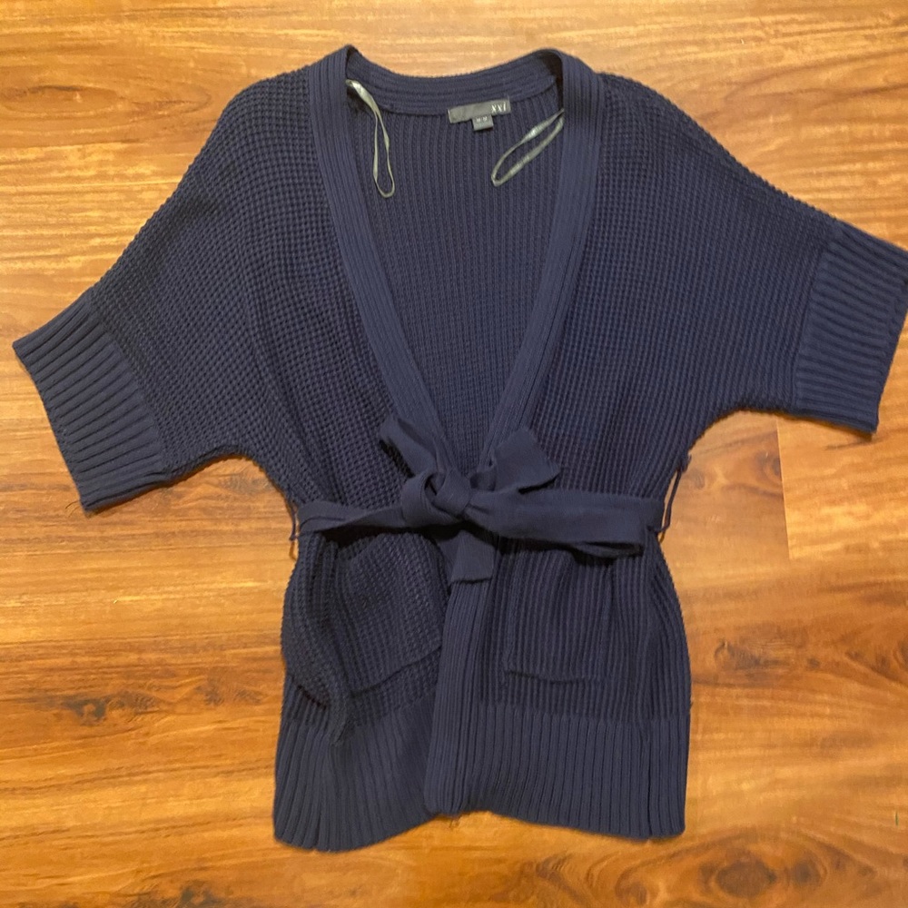 Navy sweater/cardigan